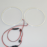 Pièces de véhicule, systèmes d'éclairage automobile, autres accessoires d'éclairage automobile, anneaux halo 145 mm 12 V 3528 SMD, feux antibrouillard, yeux d'ange LED pour voiture