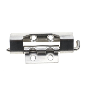 Charnières <span class=keywords><strong>de</strong></span> <span class=keywords><strong>porte</strong></span> d'armoire industrielles en acier au carbone/acier inoxydable 304 YH9394, dissimulées, ouverture à <span class=keywords><strong>120</strong></span> degrés, épaisseur <span class=keywords><strong>de</strong></span> 2,5 mm, réglables - Product Image 3