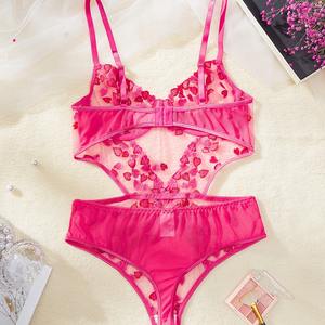 เซ็ตกางเกงชั้นในสุดเซ็กซี่ปักลายลูกไม้แบบชิ้นเดียวสำหรับฤดูใบไม้ผลิใหม่ - Product Image 3