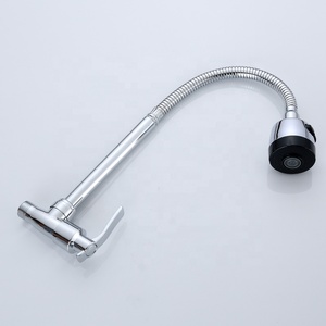 Grifo <span class=keywords><strong>de</strong></span> <span class=keywords><strong>Cocina</strong></span> OEM <span class=keywords><strong>de</strong></span> Buen Precio, Monomando <span class=keywords><strong>de</strong></span> Agua Fría con Caño Extraíble, Montado en <span class=keywords><strong>Pared</strong></span>, Cuerpo <span class=keywords><strong>de</strong></span> Zinc - Product Image 4