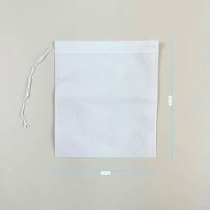 Sachets de thé non tissés de qualité alimentaire avec cordon de serrage, sachets infuseurs à thé vides pour tisanes - Product Image 3