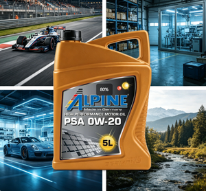 Huile moteur Alpine PSA 0W-20 5L, huile moteur fabriquée en Allemagne, huile moteur entièrement synthétique, lubrifiants automobiles, huile de base - Product Image 4