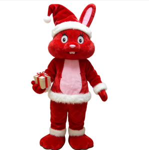 <span class=keywords><strong>Disfraces</strong></span> de Mascota de Conejo Rojo Personalizados HOLA para Adultos - Product Image 1