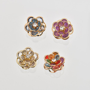 Jfrb137 Mùa Xuân Tú Cầu Nút Bìa Chất Lượng Cao <span class=keywords><strong>Clip</strong></span> Over Nút Có Thể Tháo Rời Không Có May Nút Bìa Cho Phụ Nữ Áo Sơ Mi - Product Image 1