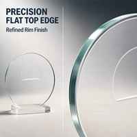 Lentille bifocale plate en polycarbonate 1.59 résistante aux chocs, anti-lumière bleue, avec traitement HMC vert, pour lunettes de sécurité (fabrication en usine)