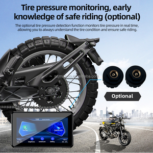 Màn hình đa phương tiện JMC 5 inch cho xe máy, tích hợp Carplay, phát hành nhanh, màn hình IPS chống nước IP67, Bluetooth kép, GPS, WIFI, <span class=keywords><strong>camera</strong></span> 1080P, đa ngôn ngữ - Product Image 5