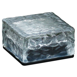 Outdoor Underground <strong>Light</strong> Fixture Glass <strong>Brick</strong> RGB White Warm White Pathway <strong>Solar</strong> <strong>Light</strong> - Product Image 6