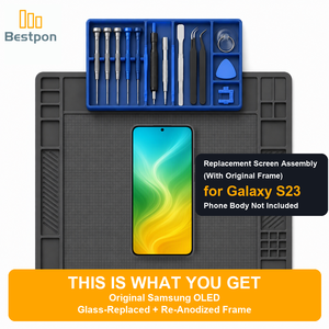 Ersatz für Samsung Galaxy <span class=keywords><strong>S23</strong></span> 5G OLED-Bildschirm-Baugruppe, Original-Panel + Glas-Ersatz, Mit Original-Rahmen, Klasse A - Product Image 2