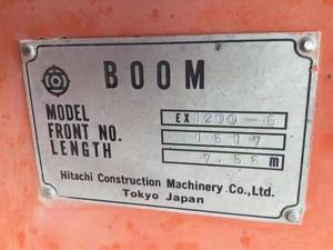 Hitachi per impieghi gravosi escavatore giapponese da 120 tonnellate escavatore minerario Hitachi EX1200 In magazzino - Product Image 4
