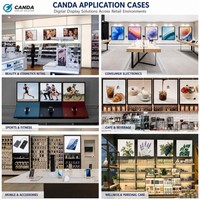 Module LCD 22 pouces avec kit de carte de contrôle HDMI, écran carré, écran LCD carré, machine publicitaire murale