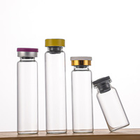 Vente en gros de flacons médicaux en verre vides pour injection, 5 ml, 8 ml, 10 ml, 15 ml, pour médicaments liquides et sérums