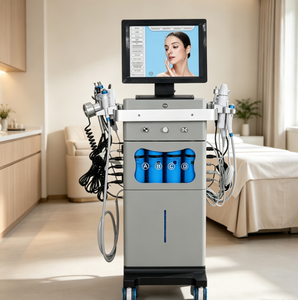 Appareil professionnel de soin du visage 18 en 1 Hydro Anti-rides, jet d'oxygène, peeling haute fréquence, thérapie par ondes radiofréquences - Product Image 1