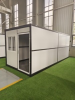 Maison conteneur isolée de 20 pieds, maison modulaire préfabriquée avec fenêtre, maison préfabriquée à 2 étages, kits de maisons préfabriquées pour zones froides