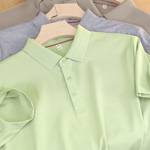 Touchhealthy Men's Casual for Shirt-Antiarrugas Transpirable Secado rápido Manga corta 90% Poliéster 10% Elastano Tallas grandes Jersey - Product Image 2