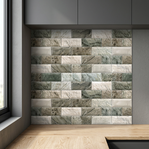 Vistaar Bright Color Brick Look Ceramic Acid-Resistant Antibacterial Glazed Modern Design Porcelain Wall Tiles 300x600mm 12x24in - Product Image 3