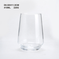 Vente en gros de sets de verrerie élégante pour vin rouge et blanc, cocktails, bière, whisky, eau et jus, verres transparents