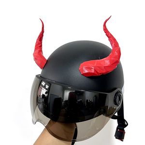 Décorations de casque en plastique imprimées en 3D, cornes de <span class=keywords><strong>diable</strong></span>, ornements personnalisés, adhésif 3M, cadeau, directement de l'usine - Product Image 3