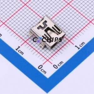 MINI 5PTP-GZ USB Connector SMD Connector ( Connector Type: Mini-B )( Protocol Standard: USB 2.0 )( Gender: Female ) - Product Image 1