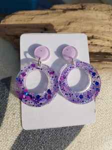 Pendientes de resina de moda, estilo ligero y cómodo, perfecto para uso diario, fiestas y combinación con atuendos modernos, accesorios de moda - Product Image 3
