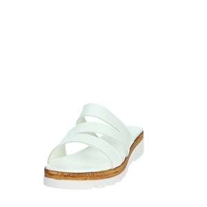 Sandalias Planas Cómodas de Verano para Mujer, Modelo IAF23209, Color Blanco, Marca Cinzia Soft - Product Image 5