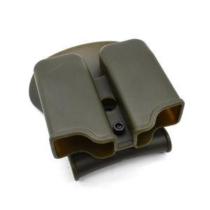 Ensemble de pochettes de rangement doubles en nylon et ABS, pochette de transport réglable pour cuisse, à dégagement rapide, pour équipement de tir et d'entraînement en extérieur, logo personnalisé - Product Image 6