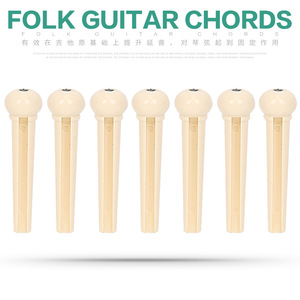Cordes de guitare Alice, en plastique noir, pièces de guitare acoustique, finition mate durable - Product Image 4