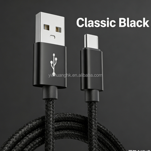 1.5m Durable Nylon Braided Pure Copper Conductor USB Fast Charging <b>Cable</b> Multi Color Data Sync for Mobile Phones - Product Image 2