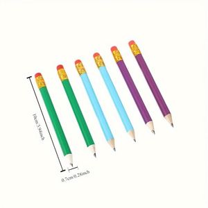 Lápices de Madera HB Personalizados de 3.5'' y 4'' con Goma de Borrar en la Parte Superior, Logotipo Personalizado, Hihooa HQ0014, Embalaje Suelto, para Oficina y Escuela - Product Image 3