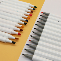 Touchfive — marqueurs à base d'alcool, 24 couleurs, haute qualité, ensemble de stylos marqueurs à double pointe pour croquis