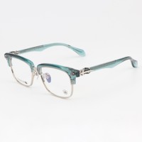 Vente en gros de montures de lunettes correctrices en verre pour hommes et femmes, style antique, multifocales, personnalisables, pour maquillage féminin, par un grossiste du Guangdong