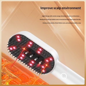 Peigne de massage capillaire USB entièrement automatique, multifonctionnel, pour usage domestique, lisseur de cheveux, vente en gros d'usine, GZ RTS, commande mixte en vrac - Product Image 3
