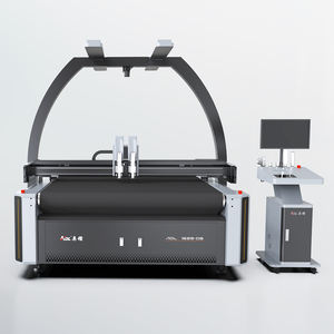 Macchina per il taglio tessile in pelle CNC per abbigliamento in tessuto di abbigliamento con alimentazione automatica AOL Flatbed Digital Cutter - Product Image 4