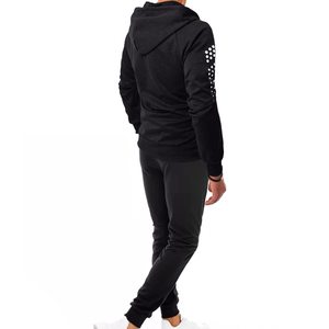Conjunto Deportivo Personalizado de Alta Calidad con Logotipo 2026 para Hombre, Traje Deportivo Liso de Dos Piezas, Conjunto de Pantalón Corto y Sudadera - Product Image 3