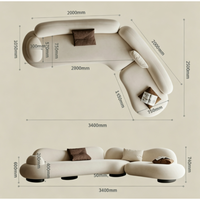 Canapé d'angle modulable en tissu, rembourré en éponge, pour projets hôteliers, fabrication OEM personnalisée, vente en gros, écologique