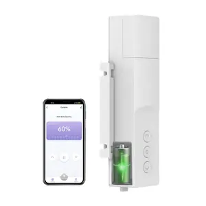 SZMYQ WiFi умный дом моторизованные звуконепроницаемые шторы Alexa и Tuya приложение с дистанционным таймером умный душ цепной набор