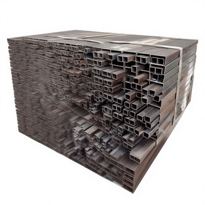 Tubo de Acero Negro Galvanizado, Tubo Cuadrado de Acero Soldado, Perfil Metálico para Construcción de Cercas de Seguridad - Product Image 1