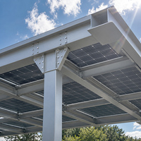 Structure de stationnement solaire photovoltaïque étanche, système d'installation de carport photovoltaïque, carport solaire, structure solaire