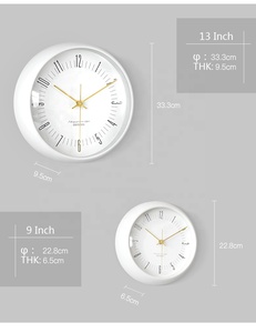 Reloj de Pared Antiguo EMITDOOG, Diseño Moderno para Decoración del Hogar, Modelos de Relojes <span class=keywords><strong>Ajanta</strong></span>, Relojes de Vidrio, Manecillas Minimalistas de Aluminio - Product Image 6