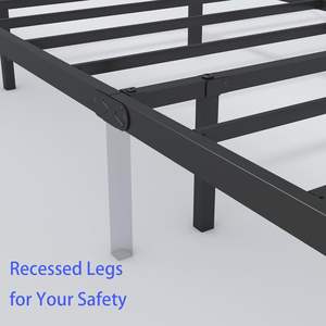 Оптовая продажа, металлическая платформа, каркас кровати, Королевский полноразмерный каркас для хранения - Product Image 4