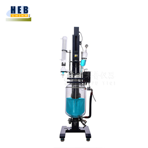 Yeni Otomatik Enerji Tasarruflu Kaldırma Döndürme Özellikli Çift Katmanlı Cam Reaktör Motorlu 50L - Product Image 2