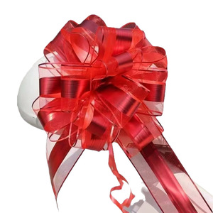 Décoration de voiture de mariage Magpie, nœud en ruban rouge, style chinois, pour célébration de mariage, taille 1 - Product Image 1