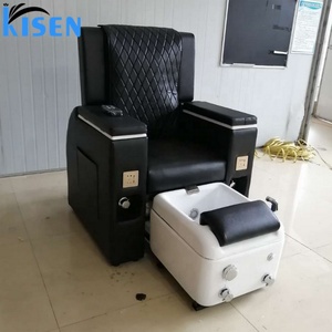 อ่างแช่เท้าสีดำแบบใหม่พร้อมเก้าอี้นวดเท้าสุดหรู ไม่ต้องใช้น้ำประปา - Product Image 4