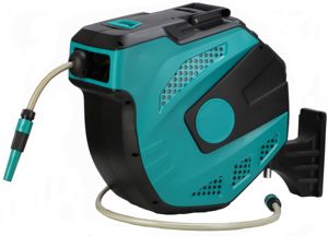 Manguera expandible con boquilla de espuma y bobinadora, perfecta para jardín y lavado de coches - Product Image 2