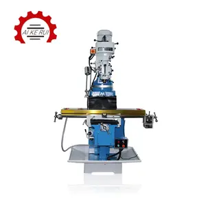 4H turret milling machine vertical and horizontal dual-use three-axis digital display rocker arm milling operation is simple