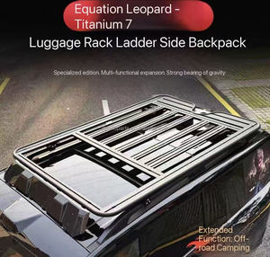 Pour BYD Equation Leopard Titanium 7, pièces automobiles, kit carrosserie, barre de toit de haute qualité, barre de toit noire, échelle de voiture, boîte latérale - Product Image 2