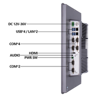 Monitor Industrial de 7-27 Pulgadas con Linux/Win10/11, Todo en Uno, Integrado/Montado en Pared, Panel Táctil de Aleación de Aluminio, PC