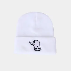 Women's Street Style Soft Knitted Thick Woolen Winter Warm Skull Cap Unisex Beanie Knitting Needle Hat For Sports Casual Fishing