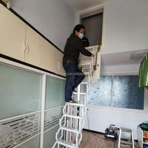 Haute qualité 2m 3m plafond intérieur électrique manuel pliable Loft échelle à bas <span class=keywords><strong>prix</strong></span> - Product Image 5