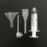 Outils de sous-emballage de parfum en plastique, seringue de moulage par injection, petit entonnoir, buse, échantillon, marque OEM, modèle, usage industriel Chine 2