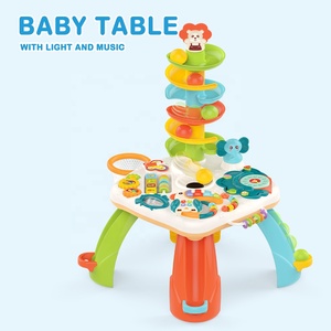 โต๊ะกิจกรรมเด็กแบบลูกบอลกลิ้ง โต๊ะ<span class=keywords><strong>เร</strong></span>ียนรู้ดนตรี โต๊ะออกกำลังกายฝึกทักษะการเคลื่อนไหว โต๊ะเล่นเสริมพัฒนาการประสาทสัมผัส - Product Image 2